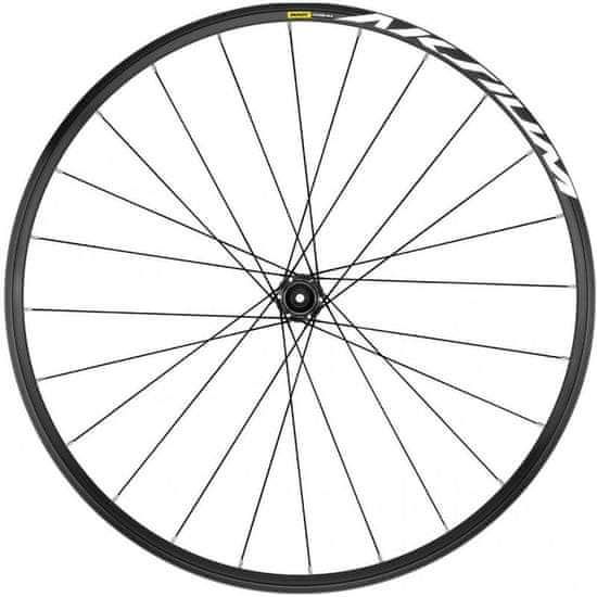 MAVIC Zapletené kolo Aksium Dics CL 2022 - přední 100 mm, černá, 622x17c (28)