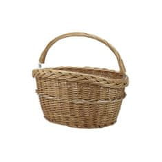 KLICKfix Koš Wicker Basket - na řídítka, proutěný, hnědá