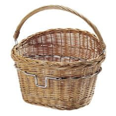 KLICKfix Koš Wicker Basket - na řídítka, proutěný, hnědá