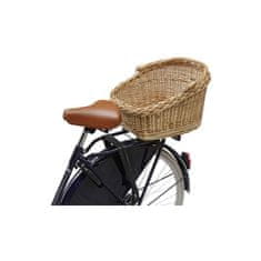 KLICKfix Koš Wicker Basket GT - na nosič, Racktime, hnědá