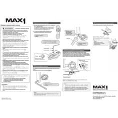 MAX1 Pedály SPD City jednostranné černé