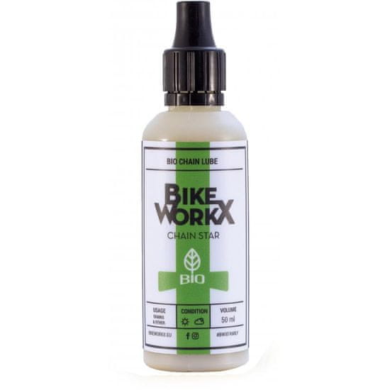 BikeWorkX Olej Chain Star Bio - kapátko 50 ml