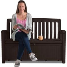 KETER TRUHLA / ZAHRADNÍ LAVICE KETER PATIO BENCH 227L BROWN