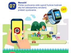 Bomba Dětské smart hodinky microSIM SOS GPS LBS Q529 Barva: Modrá