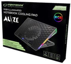 Esperanza Chladící stojan na notebook EGC101 Alize RGB