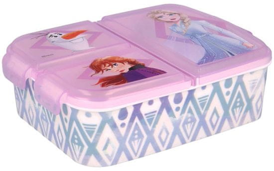 Stor Box na svačinu Frozen Ledové království Elements dělený