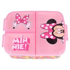 Stor Box na svačinu Minnie Mouse Bows dělený