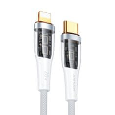 Greatstore Kabel s chytrým přepínačem USB-C - iPhone Lightning 1,2 m - bílý