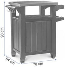 KETER ZAHRADNÍ ÚLOŽNÝ BAR KETER UNITY 105L GRAPHITE