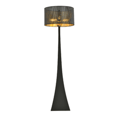 shumee Stojací lampa ESTRELLA LP1 BLACK/GOLD 1156/LP1 originální design velké stínidlo