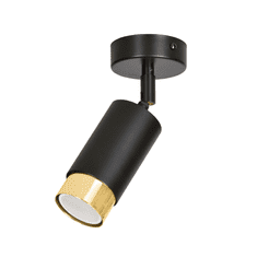 shumee HIRO 1 BLACK-GOLD 965/1 moderní nastavitelné černo-zlaté LED stropní bodové svítidlo