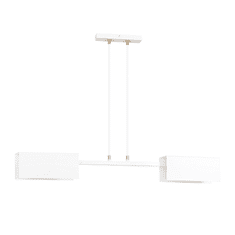 shumee TOLOS 2 WHITE 634/2 originální závěsná lampa bílé zlato doplňky DESIGN