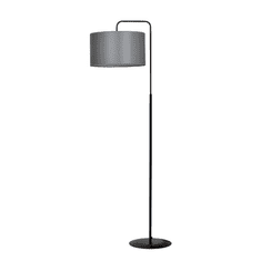 shumee TRAPO LP1 BLACK / ECRU 570/4 černá stojací lampa s velkým béžovým stínidlem