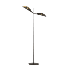 shumee Stojací lampa VENE LP2 BLACK/GOLD 1158/LP2 originální design stínidel