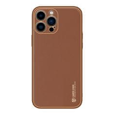 Dux Ducis Dux Ducis Yolo pouzdro z Eko kůže na iPhone 14 PRO 6.1" Brown