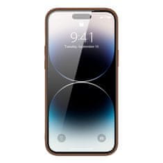 Dux Ducis Dux Ducis Yolo pouzdro z Eko kůže na iPhone 14 PRO 6.1" Brown