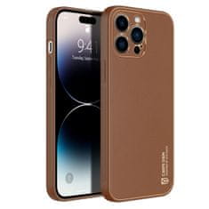 Dux Ducis Dux Ducis Yolo pouzdro z Eko kůže na iPhone 14 PRO 6.1" Brown