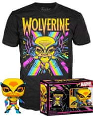 Funko POP Sběratelská Figurka Marvel: Wolverine Blacklight & T-Shirt size M