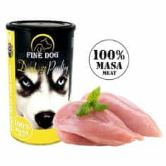 Fine Dog FINE DOG konzerva 100% drůbežího masa 1250g