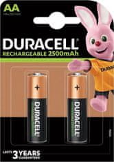 Duracell Duracell Rechargeable baterie nabíjecí 2500mAh 2 ks (AA)