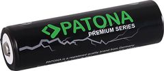 PATONA nabíjecí baterie 18650 Li-lon 3350mAh PREMIUM 3,7V vyvýšený plus pól