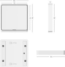 Immax NEO SMART sada 3x vypínač 1-tlačítkový Zigbee 3.0, TUYA