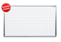 Allboards Magnetická tabule 170 x 100 čtverce ALLboards PREMIUM PL71710KR