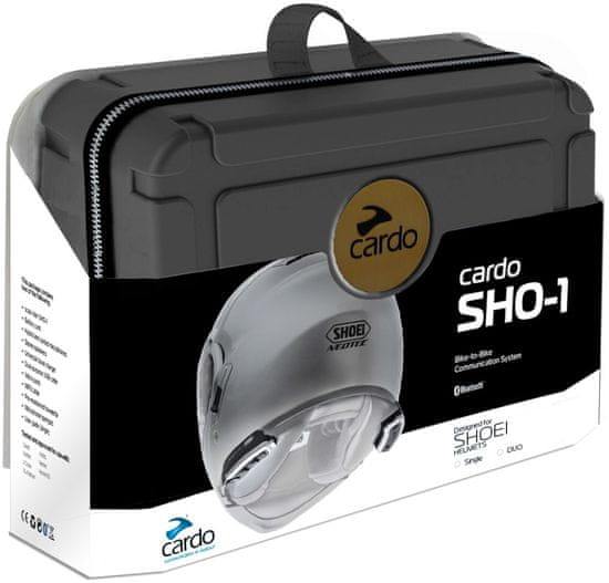 Cardo bluetooth handsfree SHO-1 pro přilby Shoei