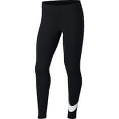 Nike Dámské legíny G NSW Favotites SWSH Tight Jr AR4076 010 černá - Nike 122-128 černá vzor