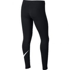 Nike Dámské legíny G NSW Favotites SWSH Tight Jr AR4076 010 černá - Nike 122-128 černá vzor