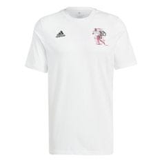 Adidas Tričko POGBA Graphic white Velikost: XXL