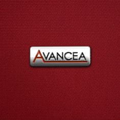 AVANCEA® Cestovní kufr GP9196 Red 2W červený L 75x48x32 cm