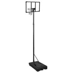 Vidaxl Basketbalový koš s průhlednou deskou 280–350 cm polykarbonát