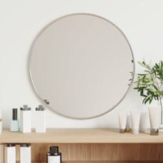 Vidaxl vidaXL nástěnné zrcadlo, stříbrné, Ø 40 cm, kulaté