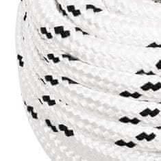 Greatstore Pracovní lano bílé 18 mm 50 m polyester