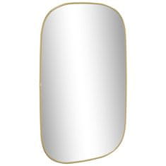 Vidaxl Nástěnné zrcadlo zlaté 80 x 50 cm