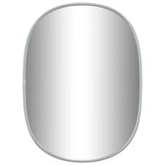 Vidaxl Nástěnné zrcadlo stříbrné 40 x 30 cm