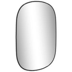 Vidaxl Nástěnné zrcadlo černé 60 x 40 cm
