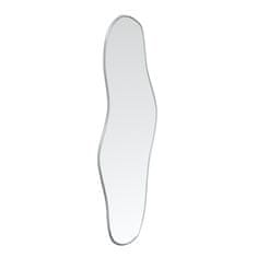 Vidaxl Nástěnné zrcadlo stříbrné 100 x 45 cm
