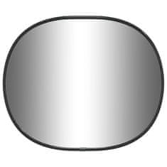 Vidaxl Nástěnné zrcadlo černé 30 x 25 cm