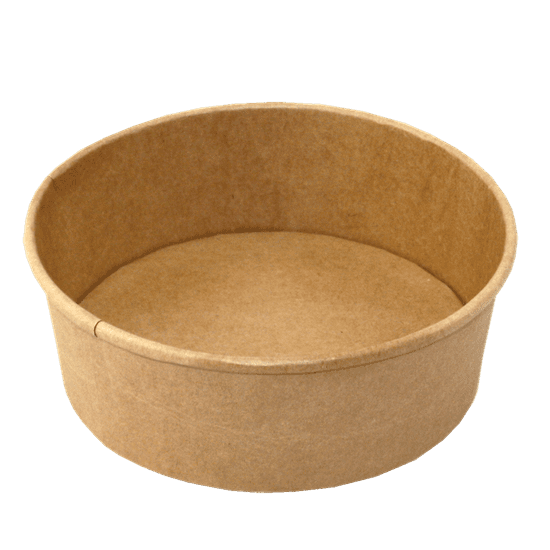 ECOFOL Papírová miska EKO na salát 168x147x64 mm 1090 ml kraft bal/50 ks Balení: 50