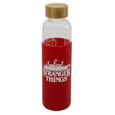 Stor Skleněná láhev se silikonovým povrchem STRANGER THINGS 585ml, 00694