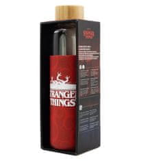 Stor Skleněná láhev se silikonovým povrchem STRANGER THINGS 585ml, 00694