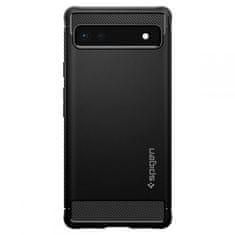 Spigen Rugged Armor silikonové pouzdro na Google Pixel 6a Matte black