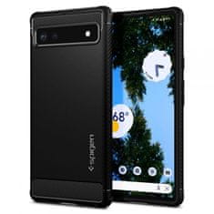 Spigen Rugged Armor silikonové pouzdro na Google Pixel 6a Matte black