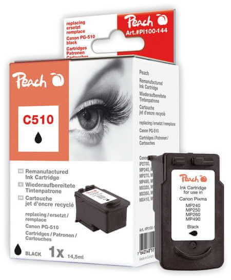 Peach PEACH Canon C510, PG-510, PG510, MP240, black