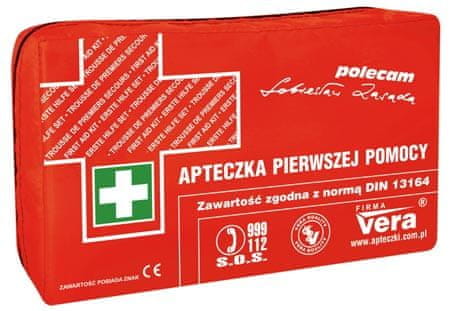 Vera Autolékárnička CLASSIC DIN 13164 ve voděodolném látkovém obalu Vera