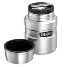 Thermos Termoska na jídlo se skládací lžičkou a hrnkem Termoska 0,47l - nerez