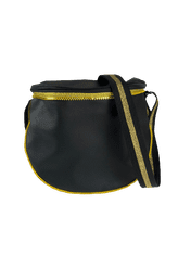 Warrior Dog Dámská crossbody - černá, zlatý zip