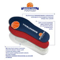 FootGel Gelové vložky - Eukalyptová vůně BASKETBALL, 35-38